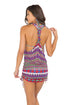 Luli Fama Besos De Sal T-Back Mini Dress